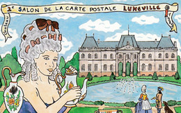 LUNEVILLE - 2° SALON DE LA CARTE POSTALE  1° DECEMBRE 1985 - Bourses & Salons De Collections