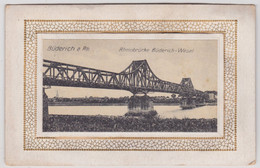 Büderich - Rheinbrücke Büderich-Wesel - 1923 - Hrsg J. Krapohl - Wesel