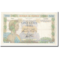France, 500 Francs, La Paix, 1941, 1941-05-21, TTB+, Fayette:32.17, KM:95b - 500 F 1940-1944 ''La Paix''