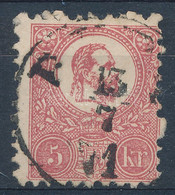 O 1871 Kőnyomat 5kr (enyhe Elvékonyodás / Thin Paper) - Altri & Non Classificati