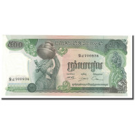 Billet, Cambodge, 500 Riels, Undated (1973-75), KM:16a, SPL - Cambodja
