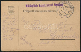 1915 Tábori Posta Levelezőlap "Militärpflege Barackenspital Sternberg" - Altri & Non Classificati
