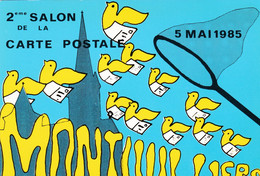 MONTIVILLIERS - 2° SALON DE LA CARTE POSTALE  5 MAI 1985 - Bourses & Salons De Collections