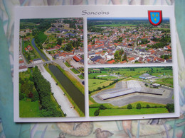 CPM Sancoins Canal, Centre Du Village, Grivelles - Sancoins