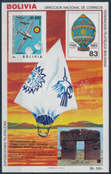 ** 1983 200 éves A Légi Közlekedés Blokk, 200th Anniversary Of The Air Transport Block Mi 133 - Other & Unclassified