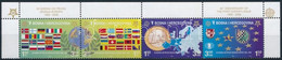 ** 2005 50 éves Az Europa CEPT ívsarki Négyescsík, Europa CEPT Corner Stripe Of 4 Mi 419-422 - Other & Unclassified