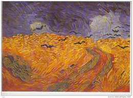 Art - VINCENT Van GOGH, Peinture, Painting - Weizenfeld Mit Krähen (Ausschitt),  (peinture, Auvers-sur-Oise 1890) - Van Gogh, Vincent