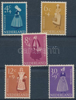 ** 1958 Népviseletek Sor, Costumes Set Mi 712-716 - Other & Unclassified