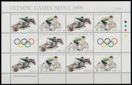 ** 1988 Nyári Olimpia Kisív, Summer Olympics Minisheet Mi 645-646 - Other & Unclassified