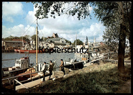 ÄLTERE POSTKARTE OSTSEEBAD HEILIGENHAFEN FISCHEREIHAFEN HAFEN Port Postcard Ansichtskarte Cpa AK - Heiligenhafen