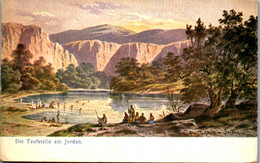 9036 - Künstlerkarte - Die Taufstelle Am Jordan , Signiert Friedrich Perlberg - Nicht Gelaufen - Perlberg, F.