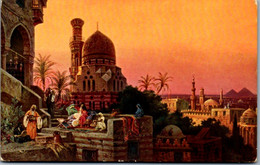 9071 - Künstlerkarte - Ägypten , Kairo , Cairo , Signiert Friedrich Perlberg - Nicht Gelaufen - Perlberg, F.