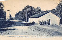 Camp De La Braconne           16        L'Entrée Du Camp Et Poste De Police        (voir Scan) - Otros & Sin Clasificación