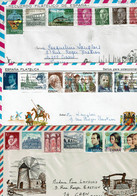1978 - Espagne - 3 Enveloppes Diverses - Storia Postale