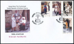 2002 Népviselet Sor Mi 564-567 FDC-n - Autres & Non Classés