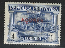 Portugal Azores Stamps |1925 | Camilo 4c | #222 | MH OG - Azores