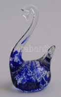 Mini üveg Hattyú, Hibátlan, M: 7 Cm - Vetro & Cristallo