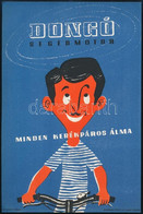 1964 Villamosplakát: Dongó Segédmotor, Minden Kerékpáros álma, Gr.: Gábor Pál, 23,5×16,5 Cm - Andere & Zonder Classificatie