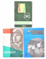 1981-1985 Vegyes Militária Tétel, 3 Db: 1981 Iránytű. Alegységparancsnoki Tájékoztató. 1981. Március. 8. évf. 1. Bp., Mu - Non Classificati