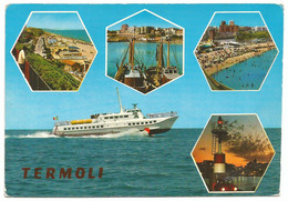 A4999 Termoli (Campobasso) - Panorama Vedute Multipla - Barche Boats Bateaux / Viaggiata 1979 - Other & Unclassified