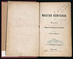 Jósika Miklós: A Magyar Kényurak. I-IV. Kötet. (Két Kötetben.) Pest, 1863, Hartleben Konrád Adolf.  Első Kiadás. Átkötöt - Unclassified