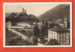 ZNB-39 Bellinzona Castello D'Uri.  Viaggiatta 1920 Per Airolo - Airolo