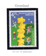 ✅ " GROENLAND  N° YT 333 / EUROPA 2000 / TRAINEE D'ETOILES " Sur Timbre Neuf ** MNH. - 2000