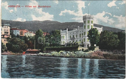 T2 1912 Abbazia, Opatija; Villen Am Nordstrand / Seaside Villa - Non Classificati