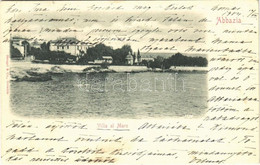 T2/T3 1904 Abbazia, Opatija; Villa Al Mare / Seaside Villas (EK) - Non Classificati