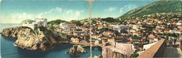 T2/T3 1912 Dubrovnik, Ragusa; Kinyitható Panorámalap / Folding Panoramacard - Non Classificati