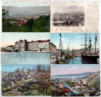 ** Fiume, Rijeka; - 6 Db RÉGI Város Képeslap / 6 Pre-1945 Town-view Postcards - Non Classificati