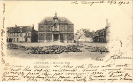 T2 1902 Étaples, Hotel De Ville, Boulangerie / Hotel, Bakery - Unclassified