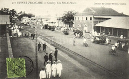 * T1/T2 Conakry, Guinée Francaise, Une Fete De Fleurs / Flower Festival - Non Classificati