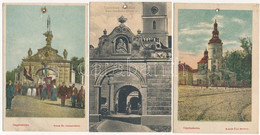 ** Czestochowa, Czenstochau; - 3 Pre-1945 Postcards With Holes - Unclassified