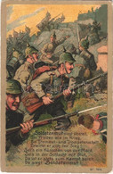 T2/T3 1916 Soldatenmut Siegt überall... / WWI German Military Art Postcard (EK) - Unclassified