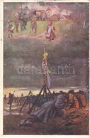 T4 1914 WWI Austro-Hungarian K.u.K. Military Art Postcard + "K.u.K. Festungs Artillerie 4. Baon 3. Reserve Kompagnie" (r - Unclassified