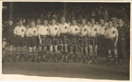 * T1 ~1926 Cseh Labdarúgó Csapat Budapesten Az Üllői úti Stadionban / Czech Football Team. Pobuda Alfréd Photo - Unclassified