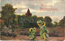 T3 1909 Fröhliche Pfingsten / Pentecost Greeting Art Postcard. "ERIKA" Nr. 2913. (EB) - Non Classificati