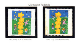 ✅ " ALLEMAGNE N° YT 1945 1946 / EUROPA 2000 / TRAINEE D'ETOILES " Sur 2 Timbres Neufs ** MNH - 2000