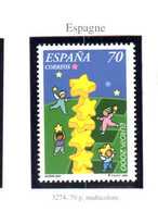 ✅ " ESPAGNE N° YT 3274 / EUROPA 2000 / TRAINEE D'ETOILES " Sur Timbre Neuf ** MNH - 2000