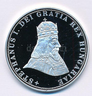 DN "Királyi Koronák - I. István / 5 Korona 1909" Ag Emlékérem Tanúsítvánnyal (20g/0.999/38,61mm) T:PP Felületi Karc - Unclassified