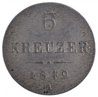 Ausztria 1849A 6kr Ag T:3  Austria 1849A 6 Kreuzer Ag C:F Krause KM#2200 - Unclassified