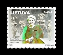 Lithuania 2021 Mih. 1344 Archaeologist Marija Gimbutas MNH ** - Lituania