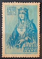 C 274 Brazil Stamp 5 Centenary Queen Isabella Of Spain Religion 1952 - Autres & Non Classés