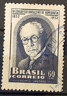 C 277 Brazil Stamp 4 Congress Brazilian Homeopathy Licinio Cardoso Health 1952 Circulated 1 - Andere & Zonder Classificatie