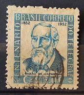 C 279 Brazil Stamp Centenary Of Eletric Telegraphy In Brazil Barao De Capanema Communication 1952 Circulated 4 - Sonstige & Ohne Zuordnung