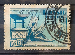 C 282 Brazil Stamp Fluminense Football Club Soccer 1952 Circulated 12 - Sonstige & Ohne Zuordnung