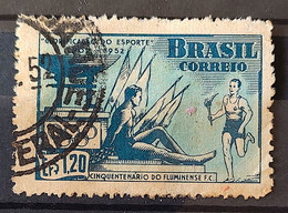 C 282 Brazil Stamp Fluminense Football Club Soccer 1952 Circulated 2 - Andere & Zonder Classificatie