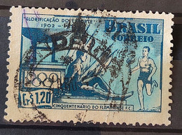 C 282 Brazil Stamp Fluminense Football Club Soccer 1952 Circulated 6 - Andere & Zonder Classificatie