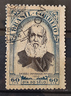 C 284 2 Brazil Stamp Exhibition Philatelic Sao Paulo Dom Pedro Big Head 1952 Circulated 1 - Sonstige & Ohne Zuordnung